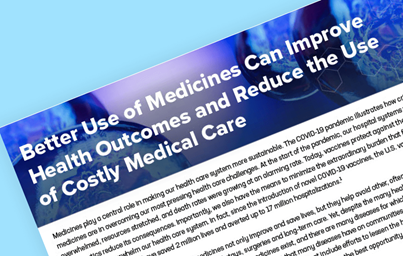 Teaser image for better use of medicines can improve health outcomes