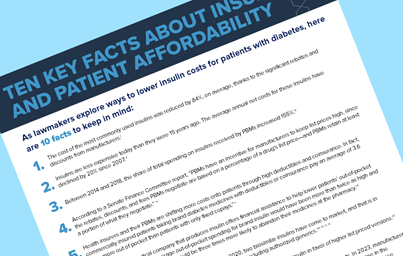 TEN KEY FACTS ABOUT INSULIN AND PATIENT AFFORDABILITY